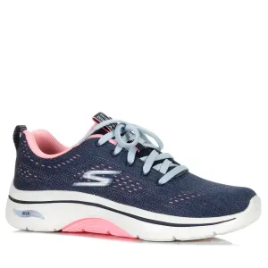 Skechers GOwalk Arch Fit 2.0 - Coucher de soleil éclatant 125311 Marine/Rose vif Chaussures_Skechers
