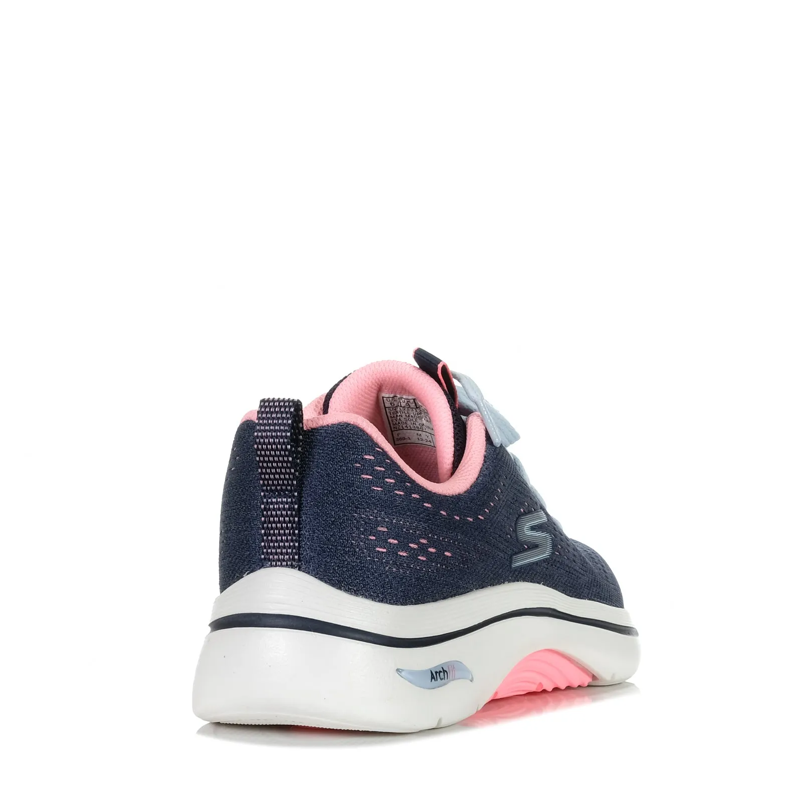 Skechers GOwalk Arch Fit 2.0 - Coucher de soleil éclatant 125311 Marine/Rose vif Chaussures_Skechers