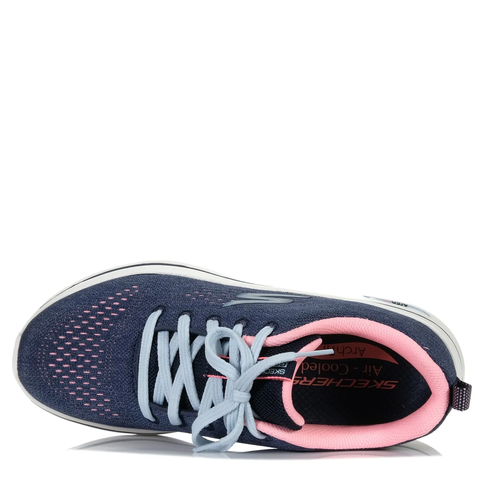 Skechers GOwalk Arch Fit 2.0 - Coucher de soleil éclatant 125311 Marine/Rose vif Chaussures_Skechers