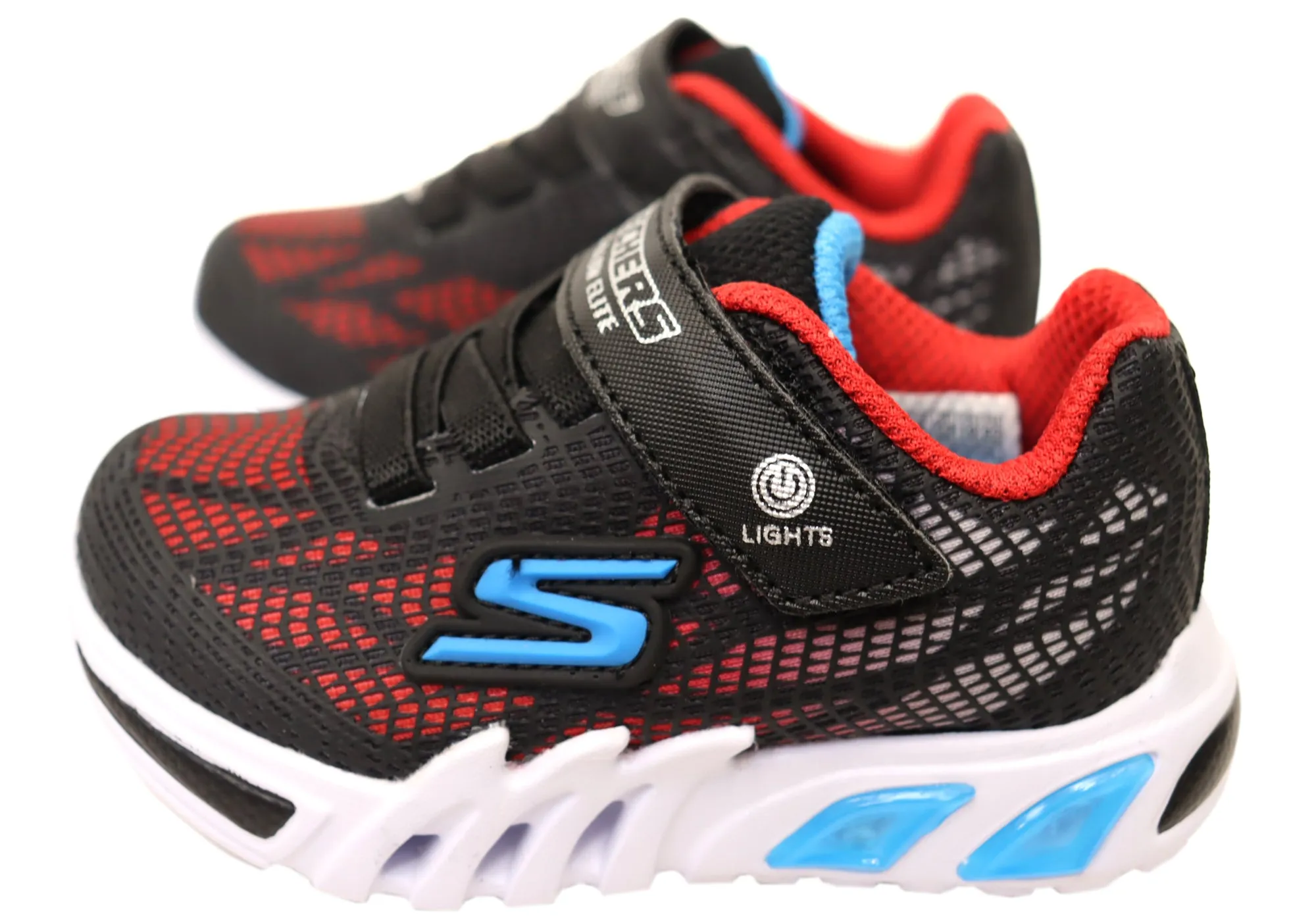 Skechers Chaussures Bébé Tout-Petit Enfants Garçons S Lights Flex Glow Elite Vorlo