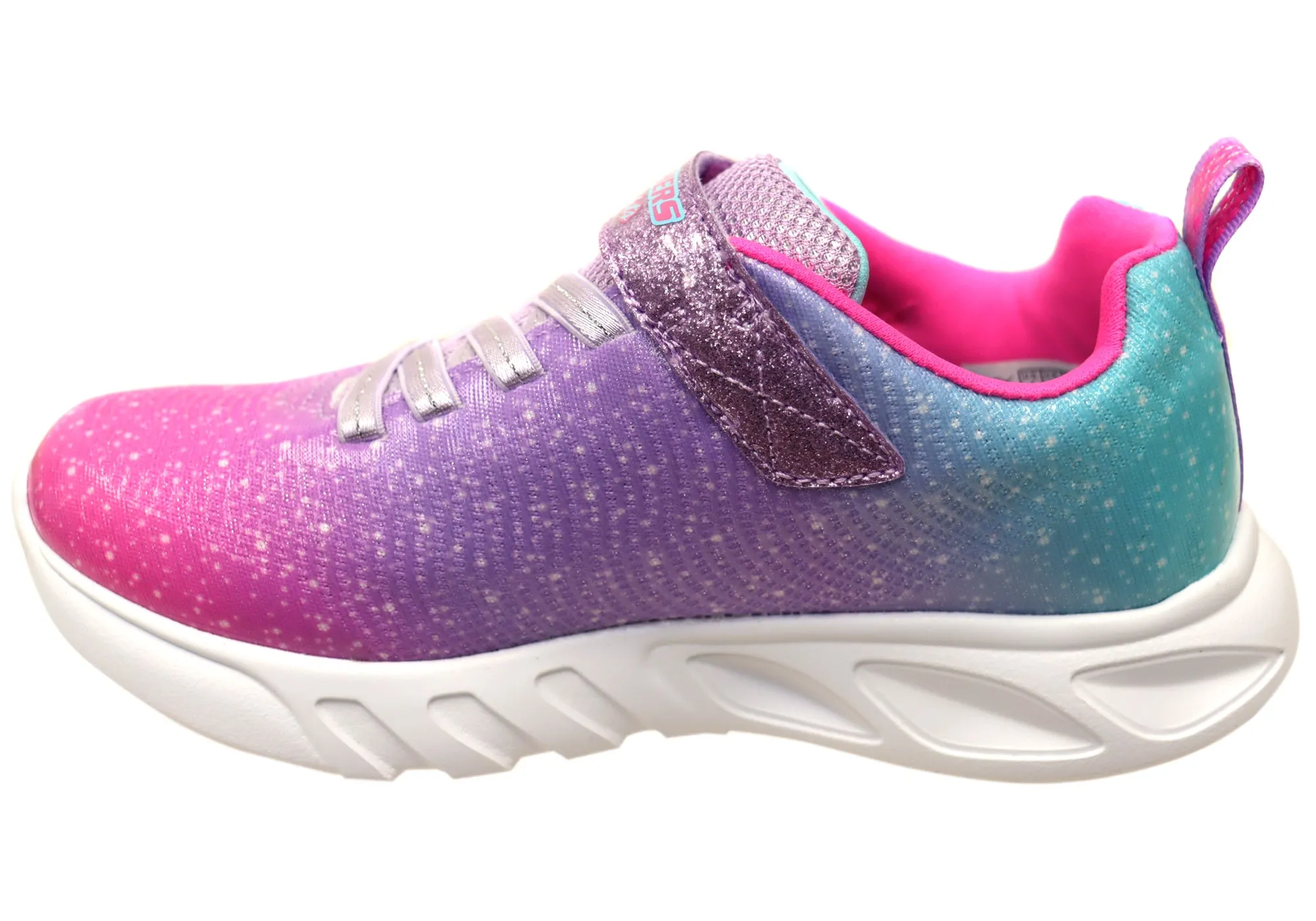 Skechers Kids S Lights Flicker Flash Ombre Dreamer Chaussures à Éclairage Skechers