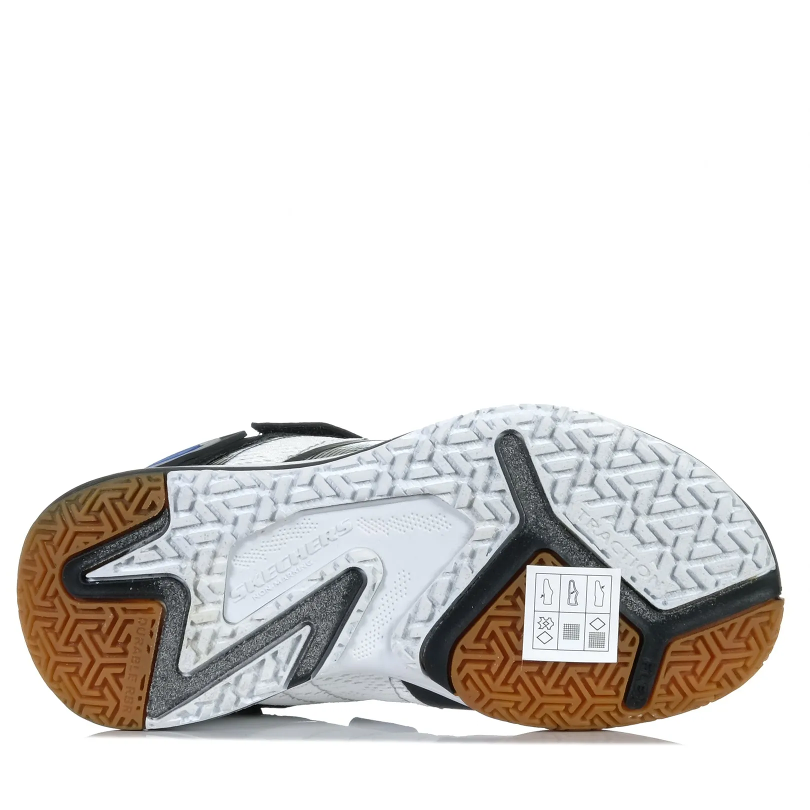 Skechers Kids' Skechers Elite Sport Court 403968L Chaussures Noir/Blanc_Skechers