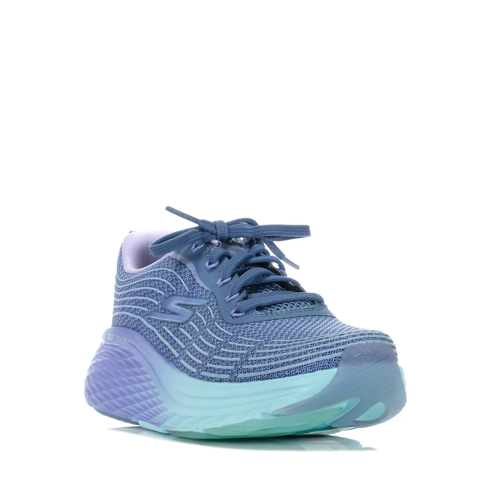 Skechers Max Cushioning Elite 2.0 - Vitesse et Jeu 129621 Bleu/Lavande Chaussures_Skechers