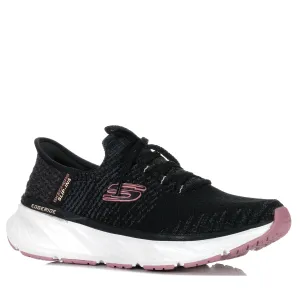 Skechers Slip-Ins Relaxed Fit : Chaussures Edgeride 150470 Noir/Rose_Skechers
