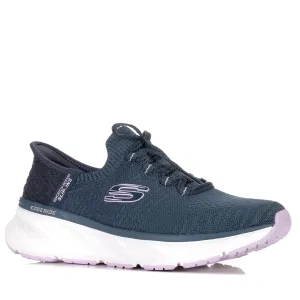 Skechers Slip-Ins Relaxed Fit : Chaussures Edgeride 150470 Marine/Lavande_Skechers