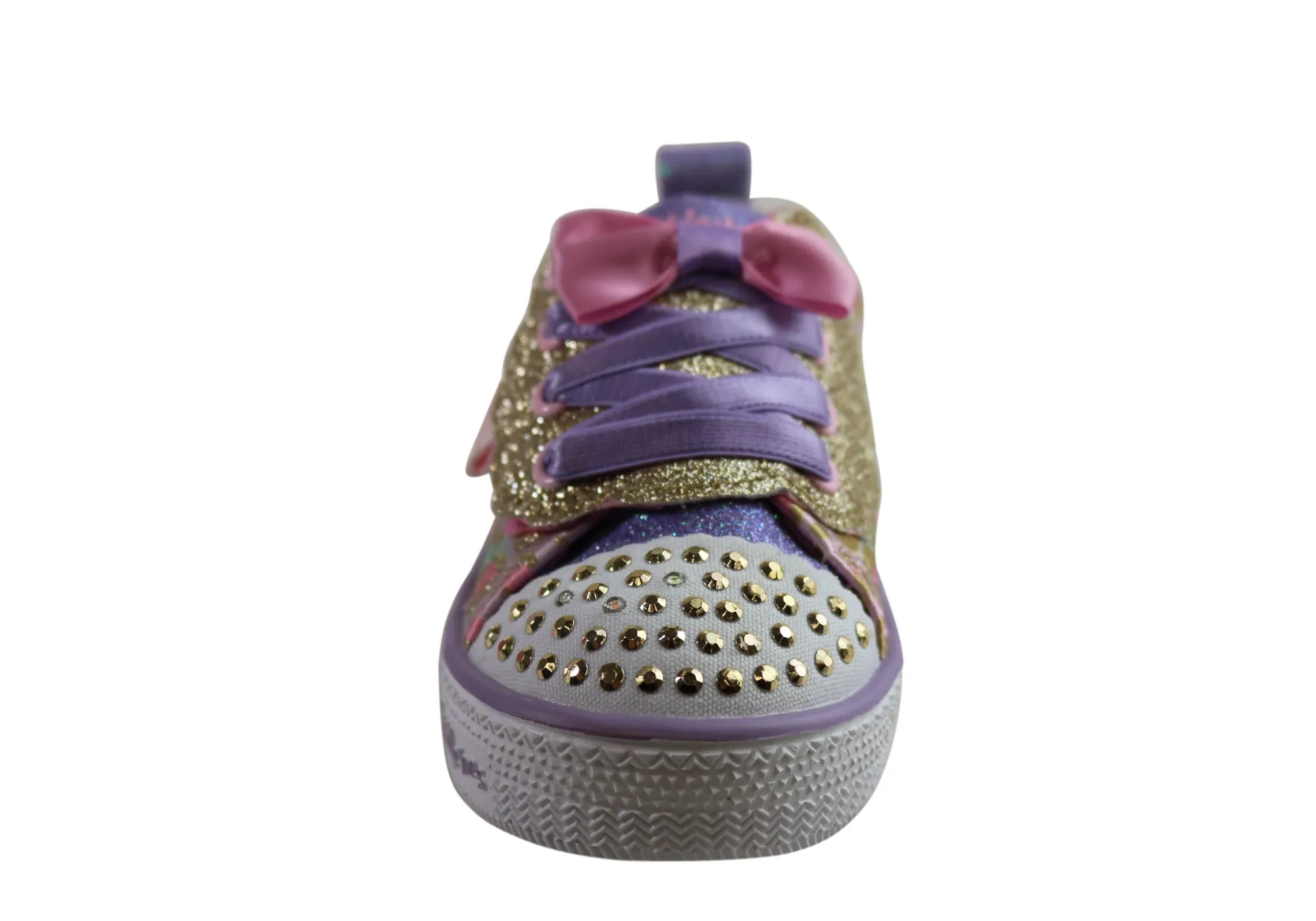 Skechers Chaussures pour Fillettes et Jeunes Enfants S Lights Shuffle Lite Sweet Spots