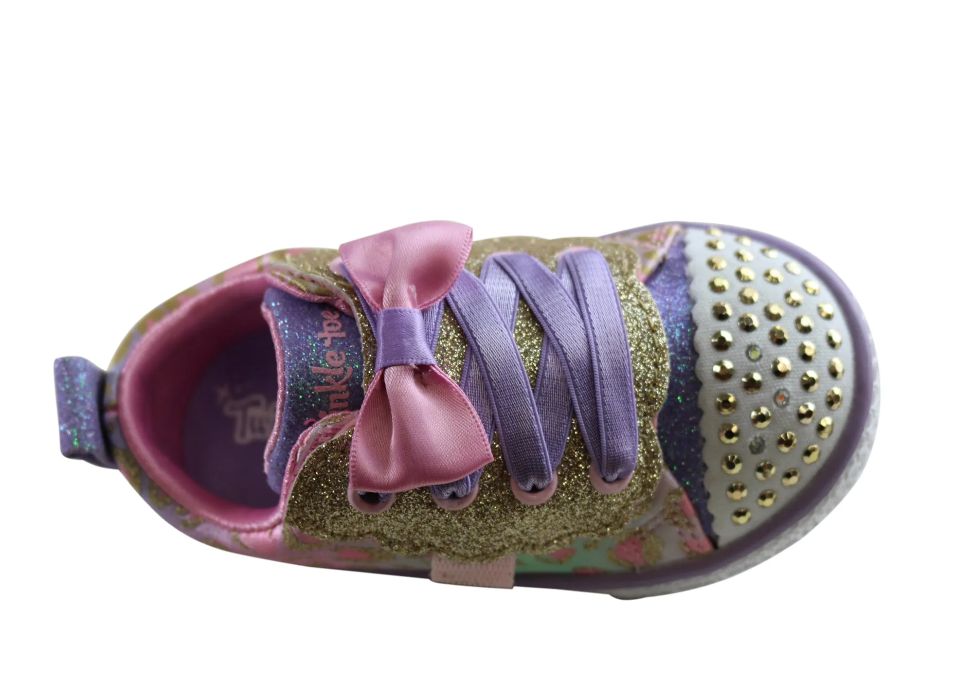 Skechers Chaussures pour Fillettes et Jeunes Enfants S Lights Shuffle Lite Sweet Spots