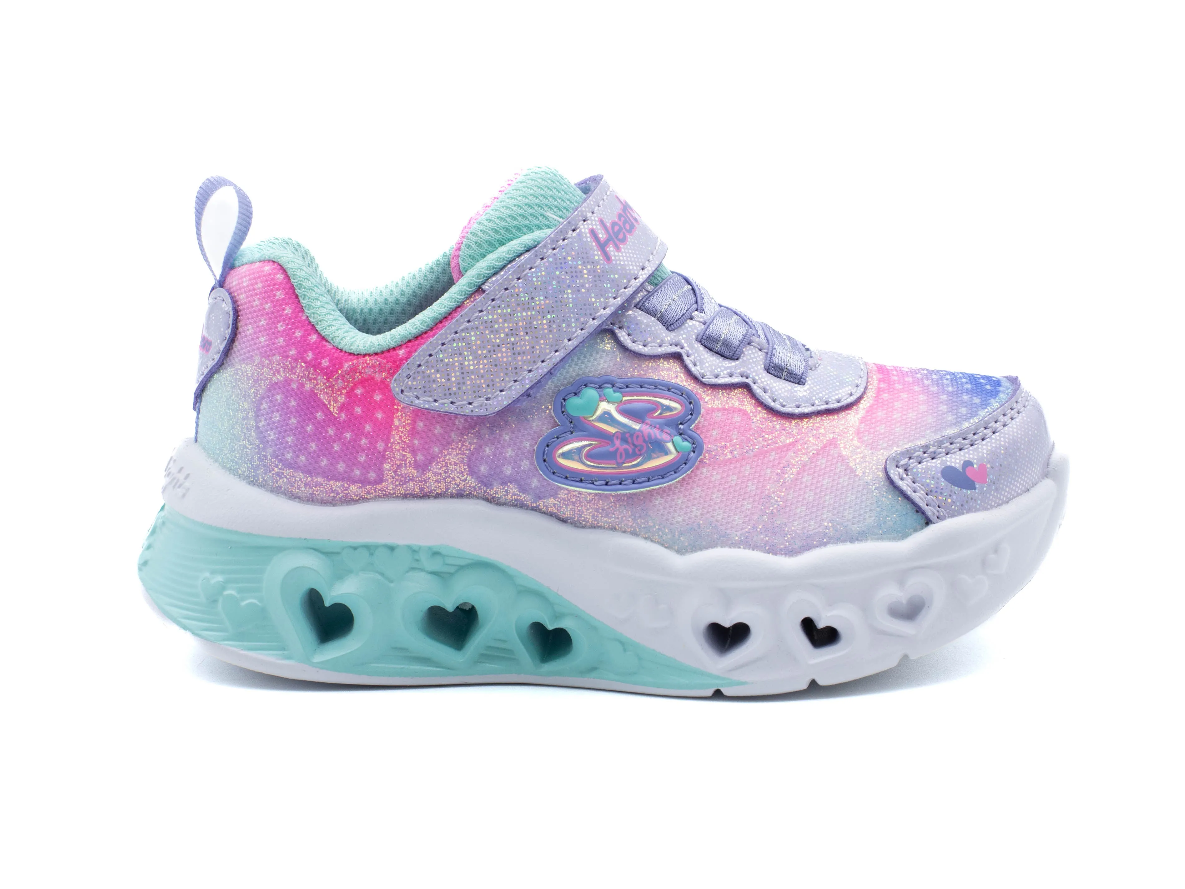 SKECHERS Chaussures de Sport Fille Jeunesse Flutter Heart Lights - Simplement Amour