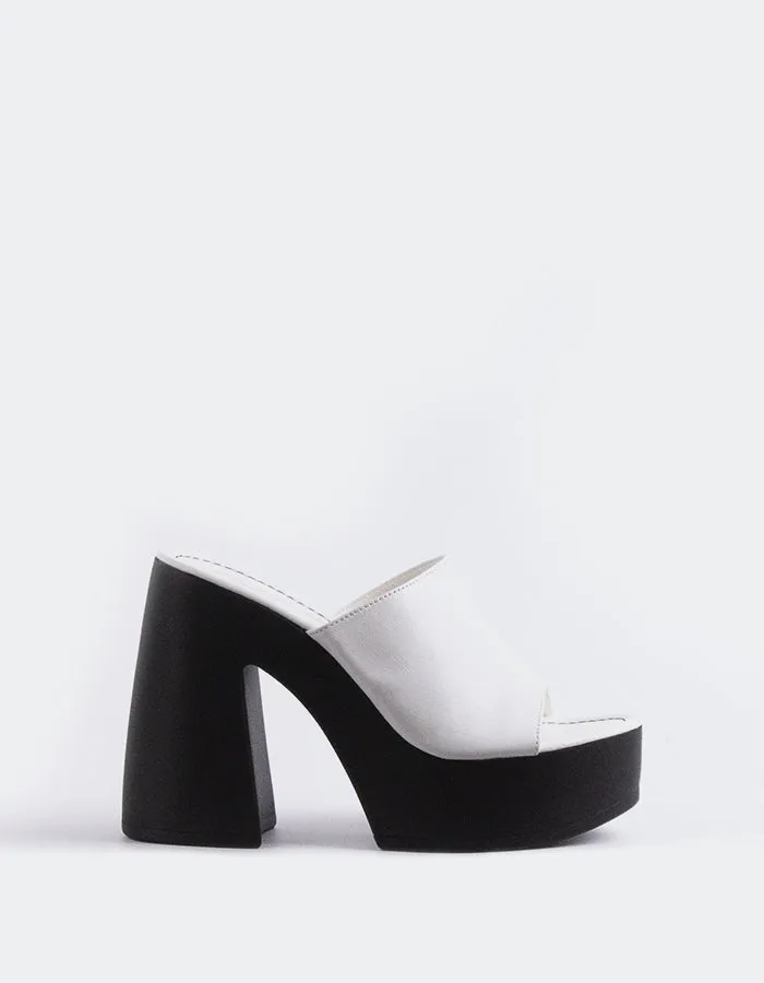 Smyrni Cuir Blanc
