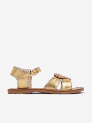 Sandales Amora en cuir pour filles Sophia Webster en or