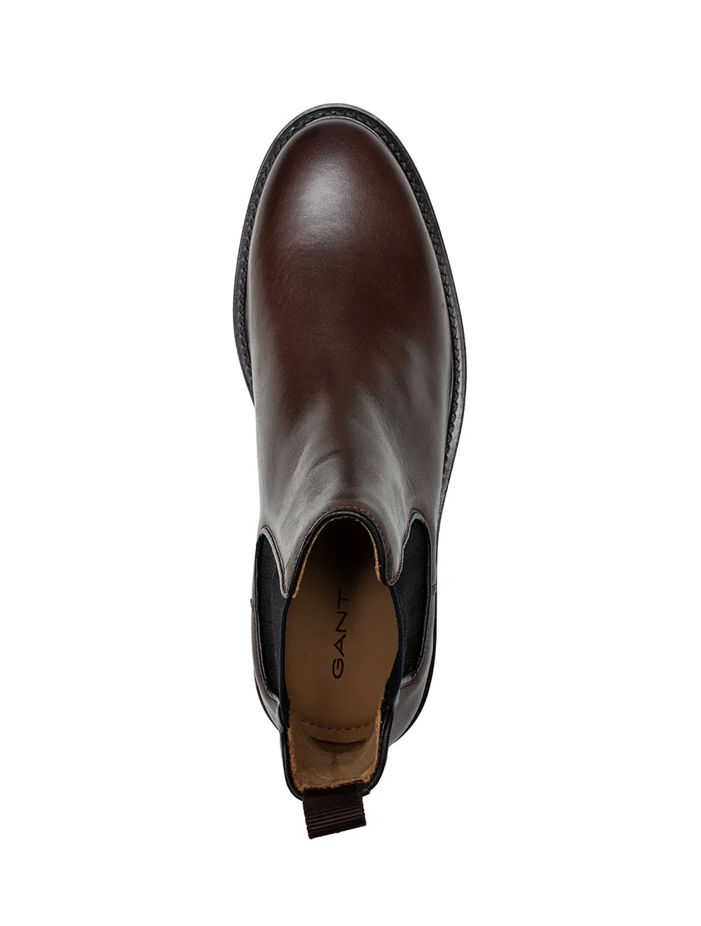 Bottes en cuir St Akron Chelsea marron