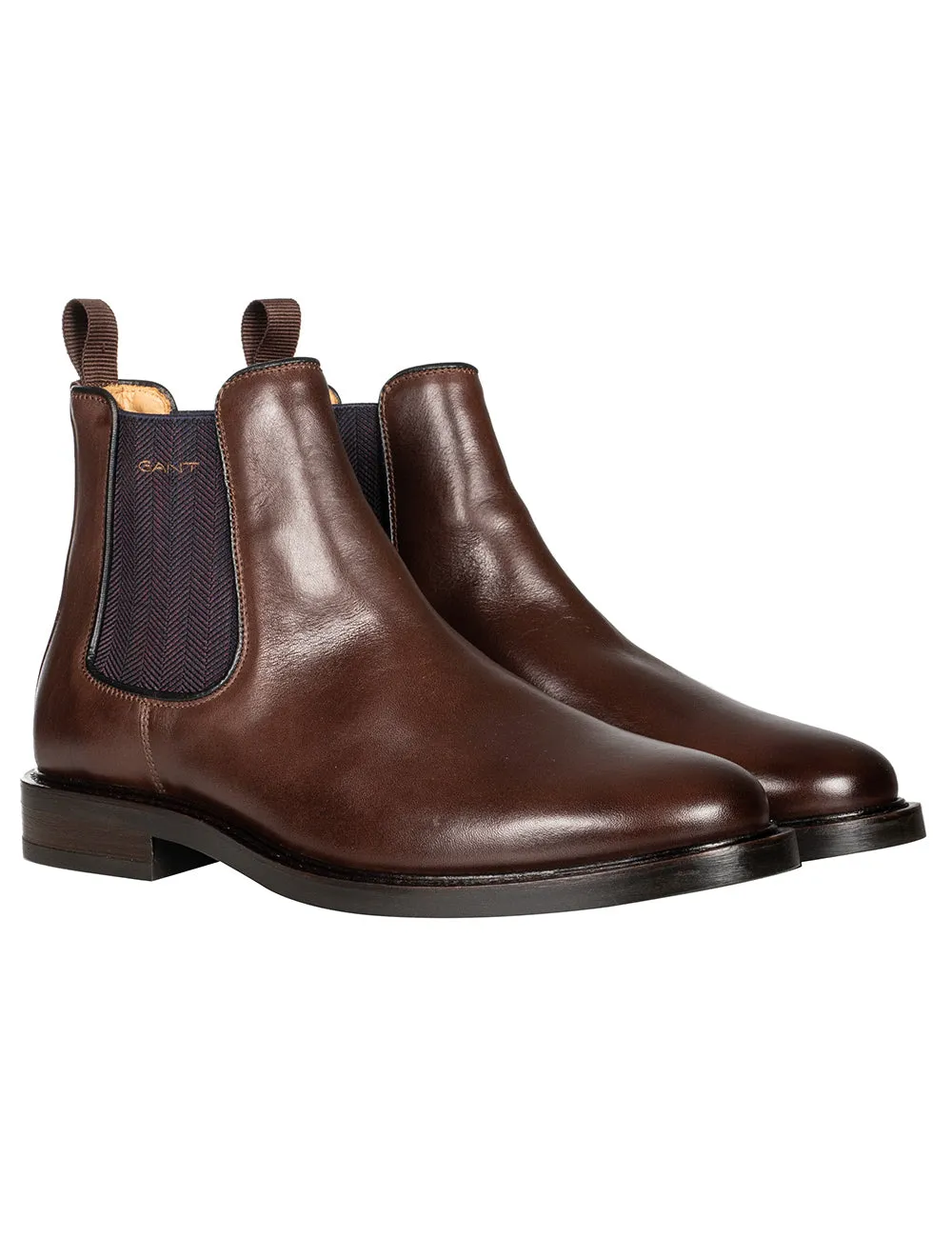 Bottes en cuir St Akron Chelsea marron