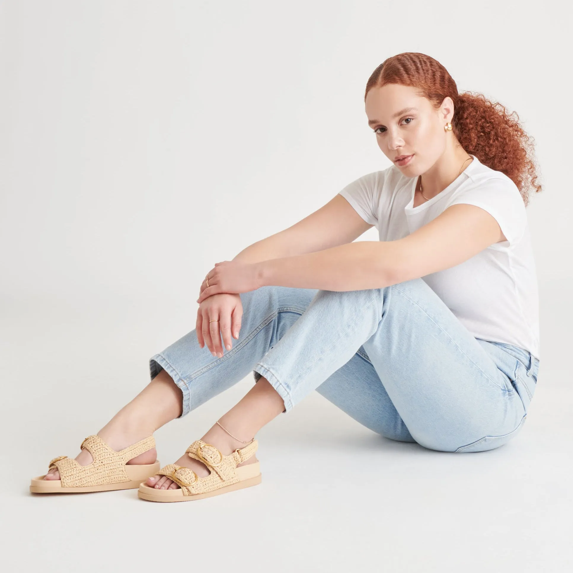 SANDALES CROCHET STARLA TRICOT NATUREL