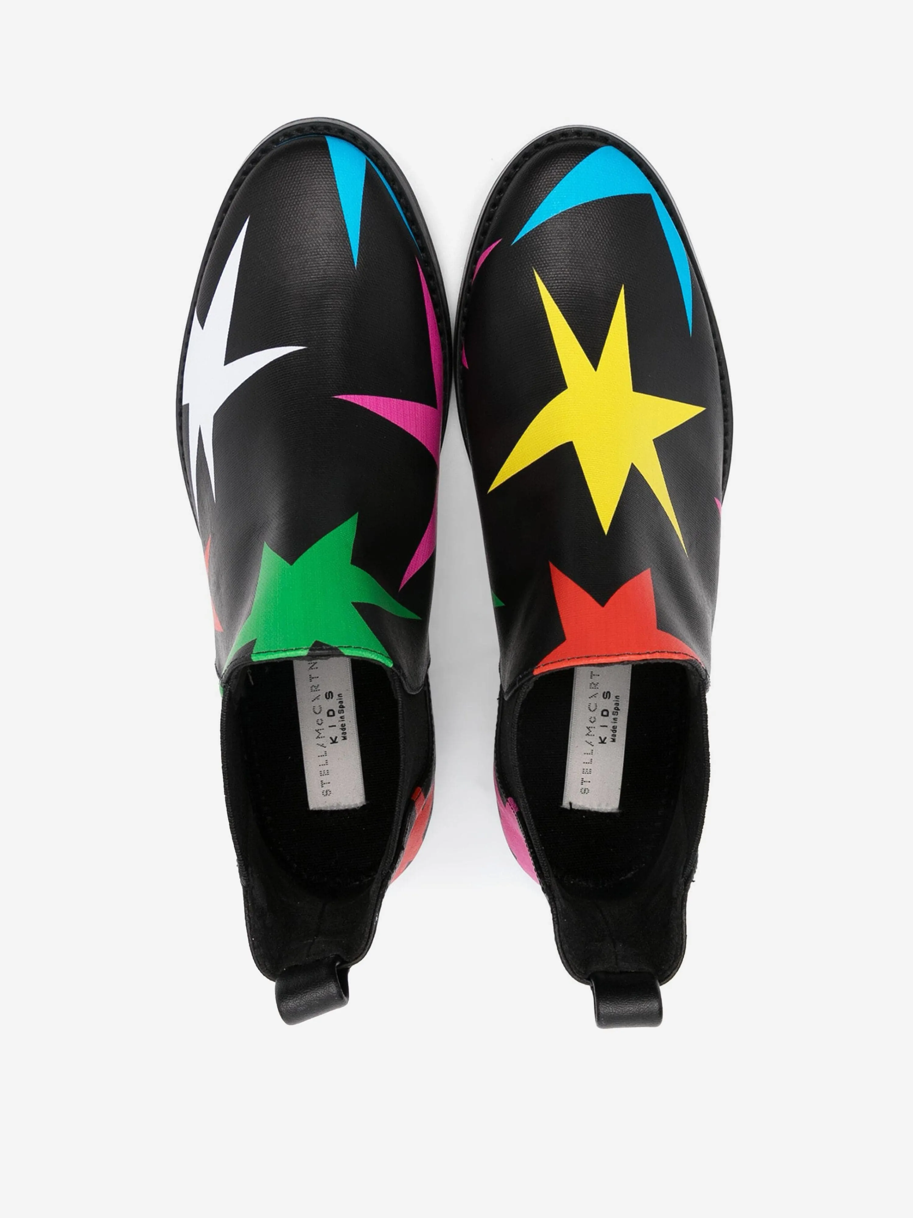 Bottes cheville étoile pour filles Stella McCartney en noir