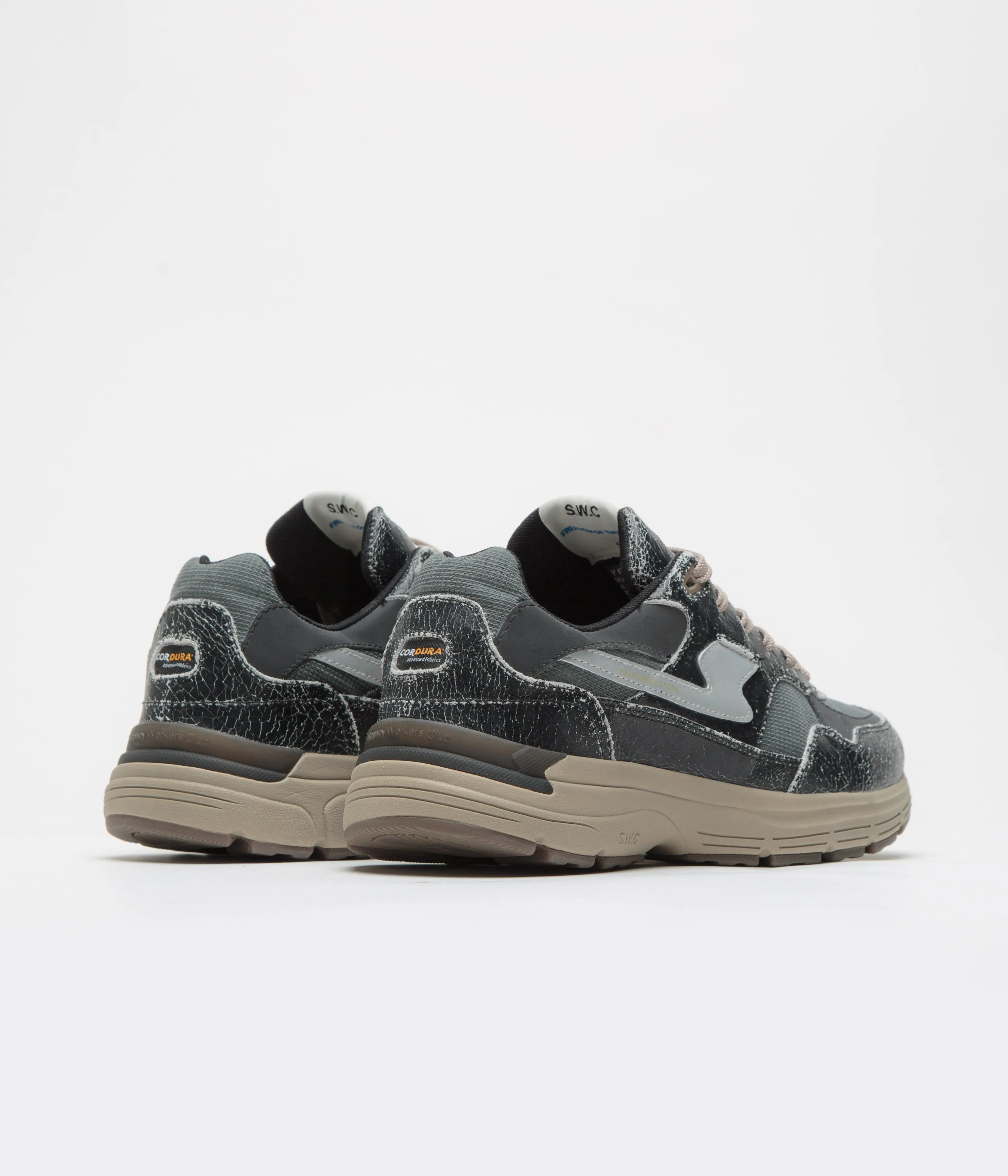 Stepney Workers Club Amiel S-Strike Chaussures Geo-Fusionnées - Cordura Noir Chaussures Stepney Workers Club
