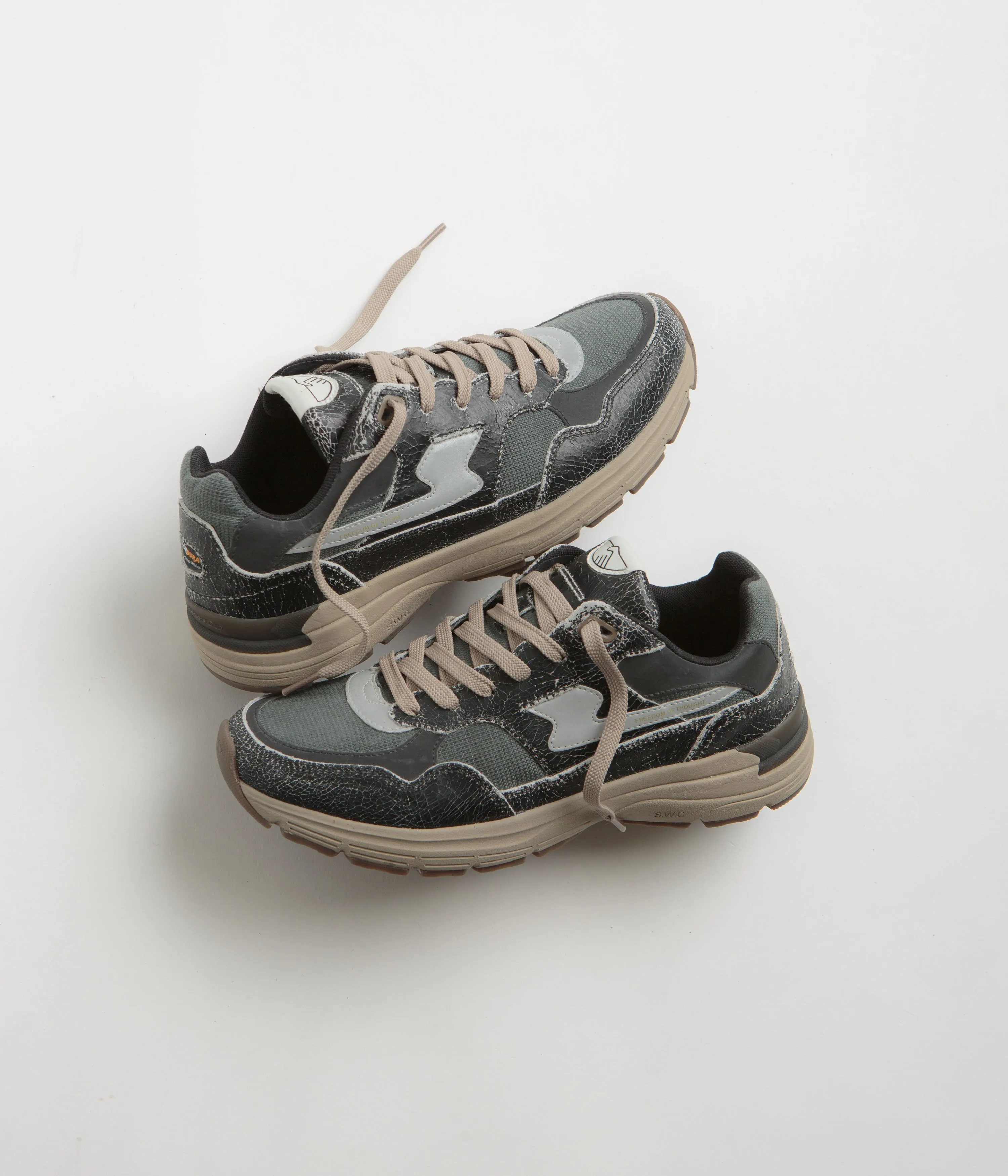 Stepney Workers Club Amiel S-Strike Chaussures Geo-Fusionnées - Cordura Noir Chaussures Stepney Workers Club