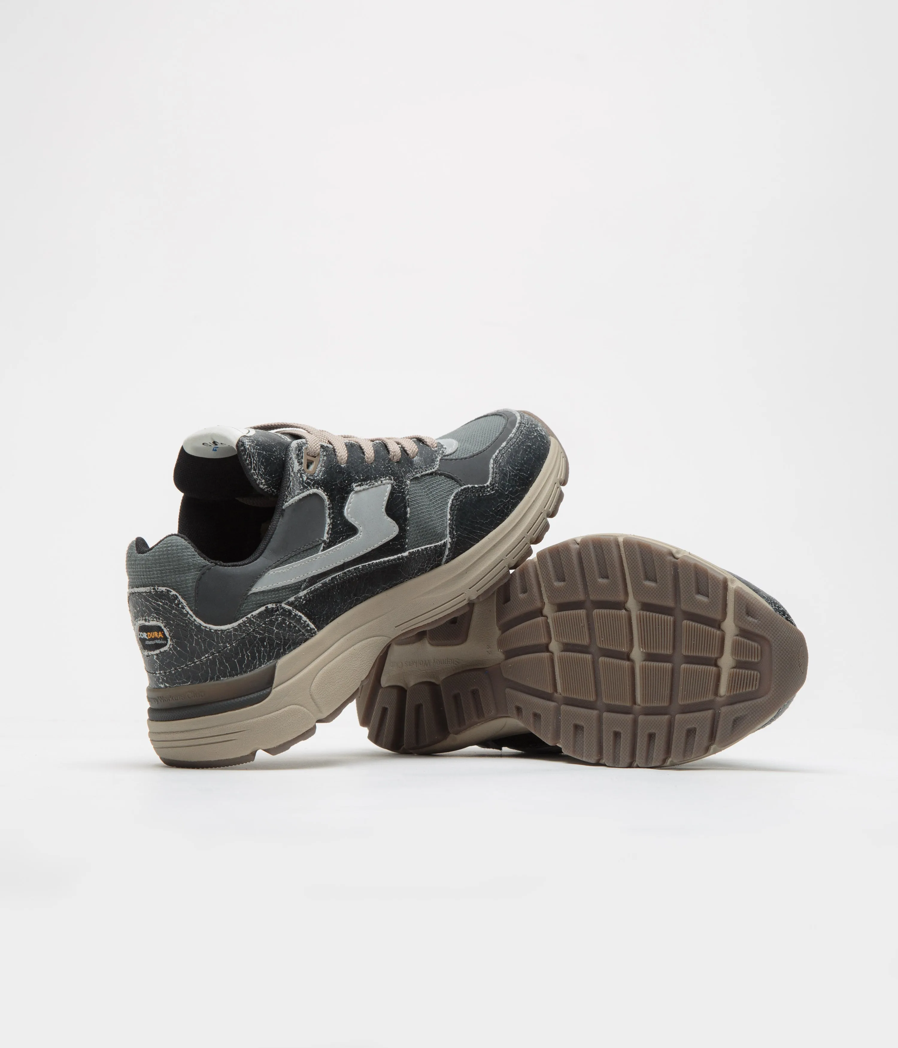 Stepney Workers Club Amiel S-Strike Chaussures Geo-Fusionnées - Cordura Noir Chaussures Stepney Workers Club