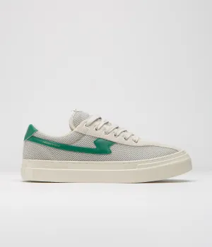 Stepney Workers Club Chaussures de Tennis en Maille Dellow S-Strike Cup - Écru / Vert Stepney Workers Club