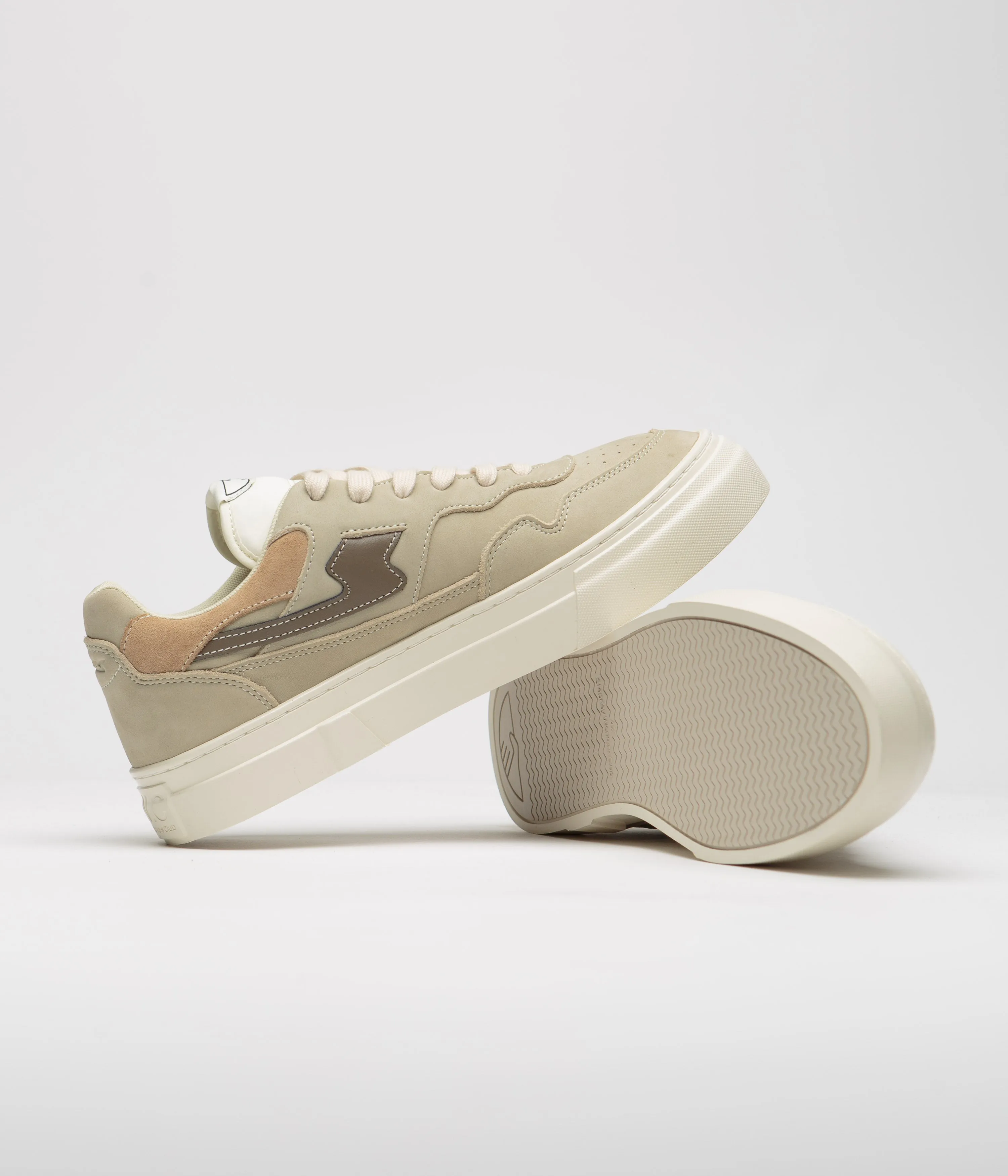 Chaussures Stepney Workers Club Pearl S-Strike en Nubuck - Sable Stepney Workers Club