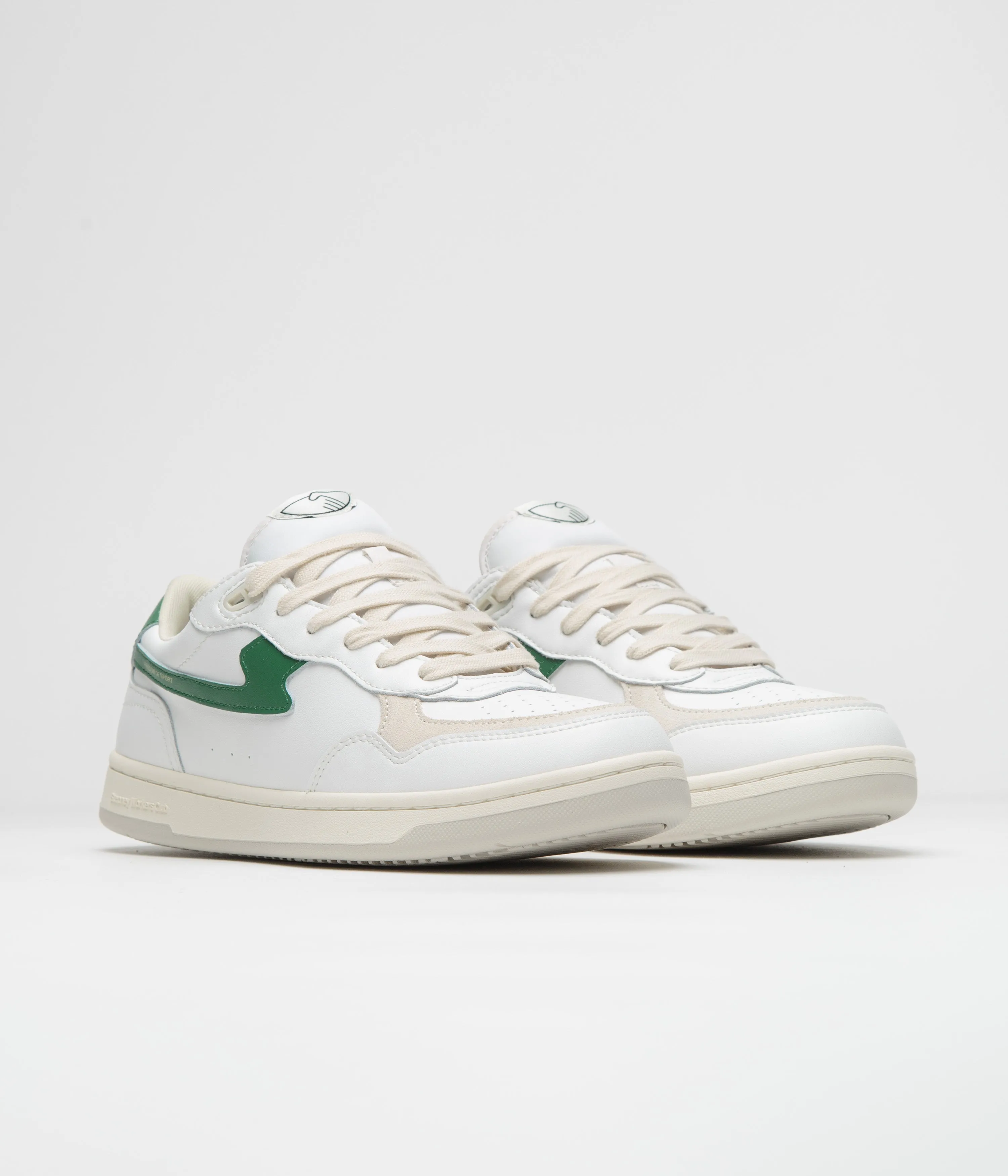 Stepney Workers Club Pro Cup 01 S-Strike Chaussures - Blanc / Vert Chaussures Stepney Workers Club