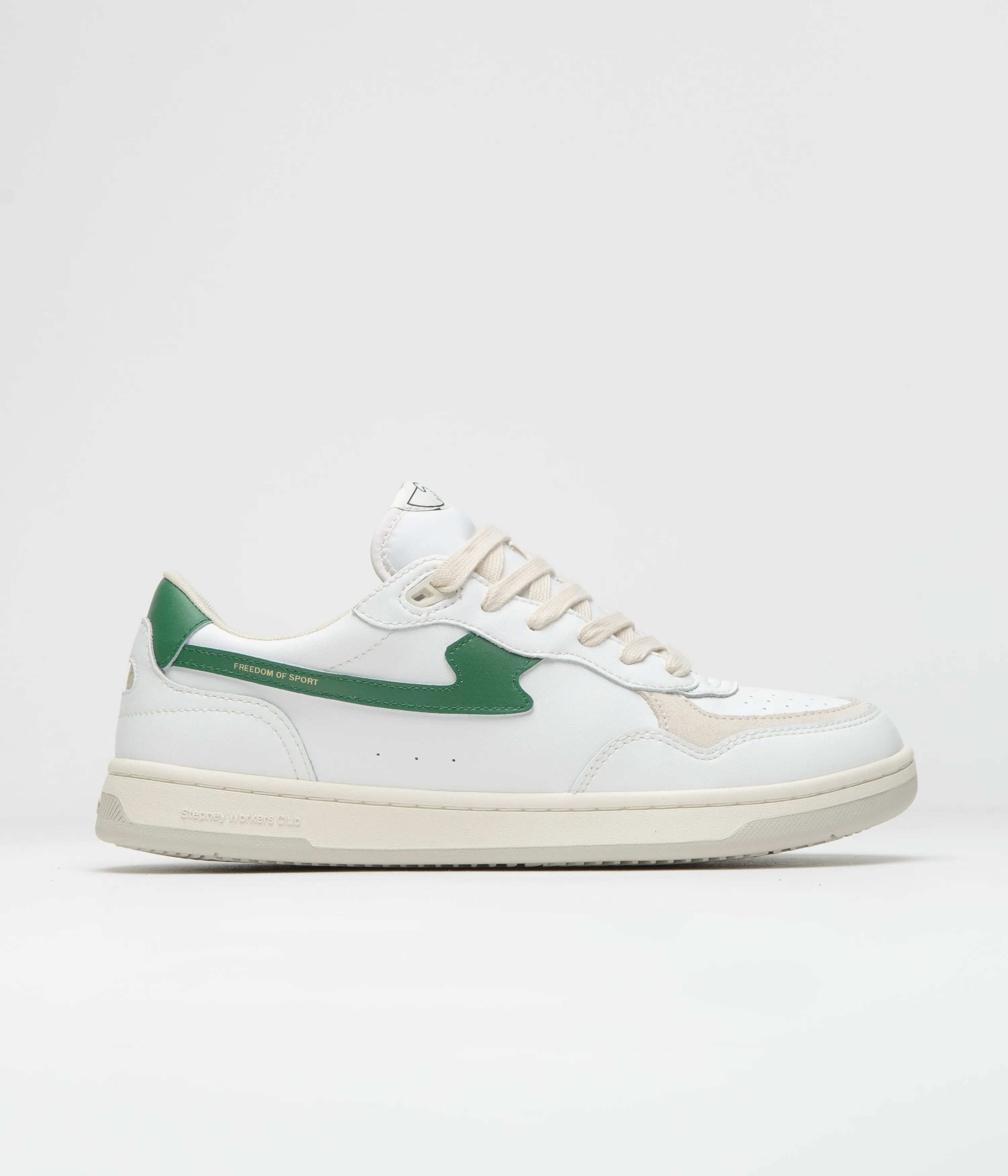 Stepney Workers Club Pro Cup 01 S-Strike Chaussures - Blanc / Vert Chaussures Stepney Workers Club