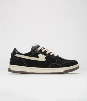 Stepney Workers Club Pro Cup 01 S-Strike Chaussures en Suède - Noir / Blanc Chaussures Stepney Workers Club