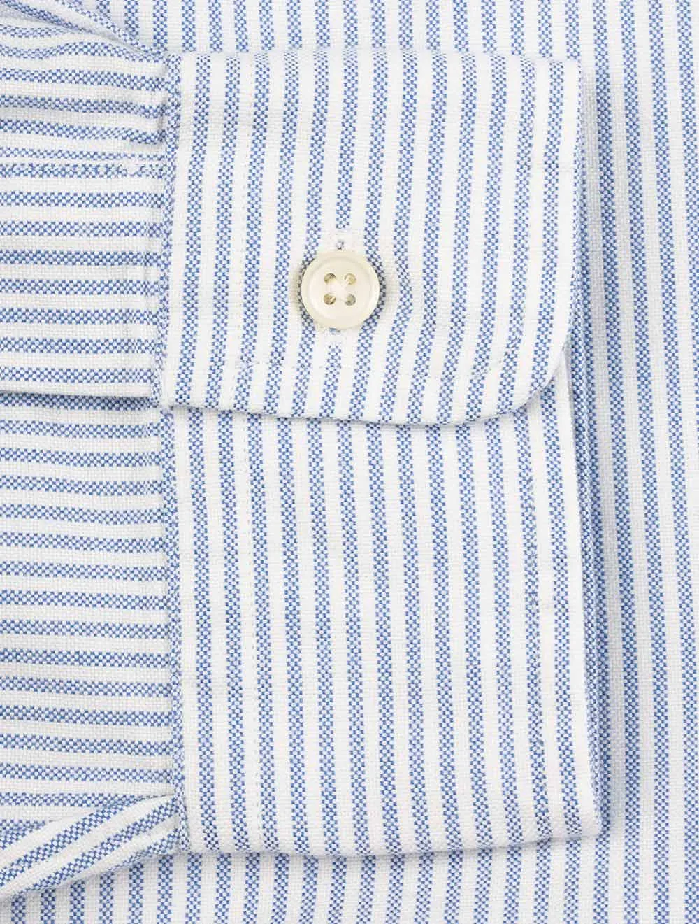 Chemise à rayures B/d Bleue