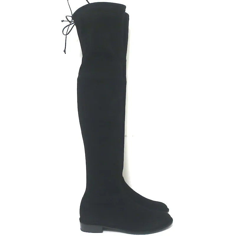 Bottes Stuart Weitzman Lowland Noir Suédine Taille 8 NEUVES