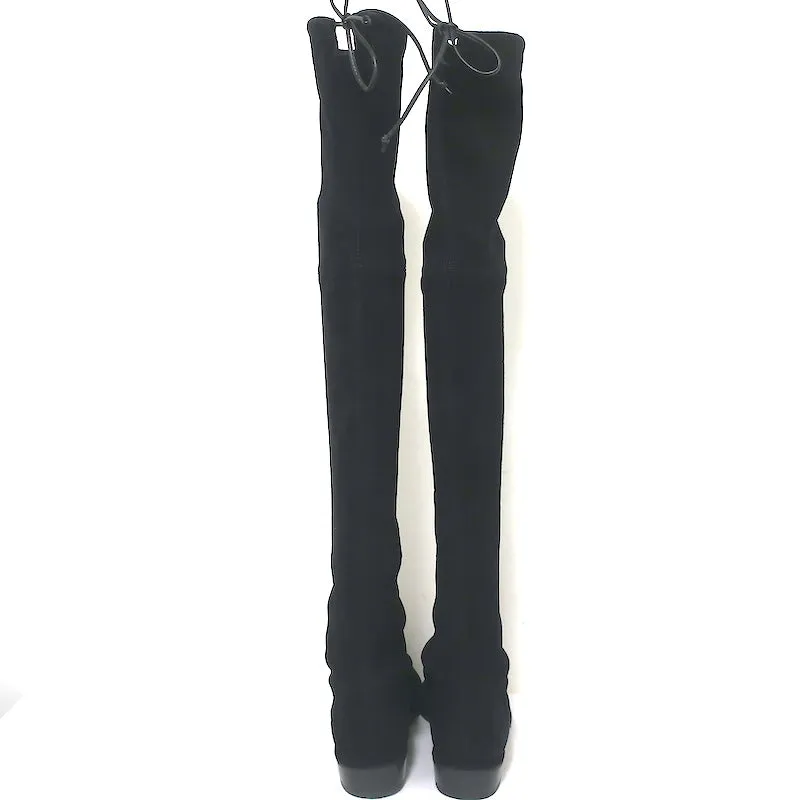 Bottes Stuart Weitzman Lowland Noir Suédine Taille 8 NEUVES