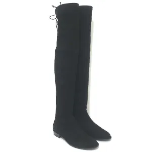 Bottes Stuart Weitzman Lowland Noir Suédine Taille 8 NEUVES