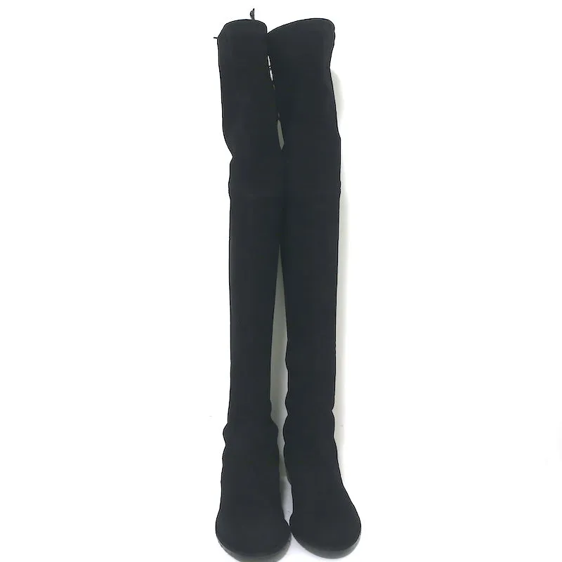 Bottes Stuart Weitzman Lowland Noir Suédine Taille 8 NEUVES