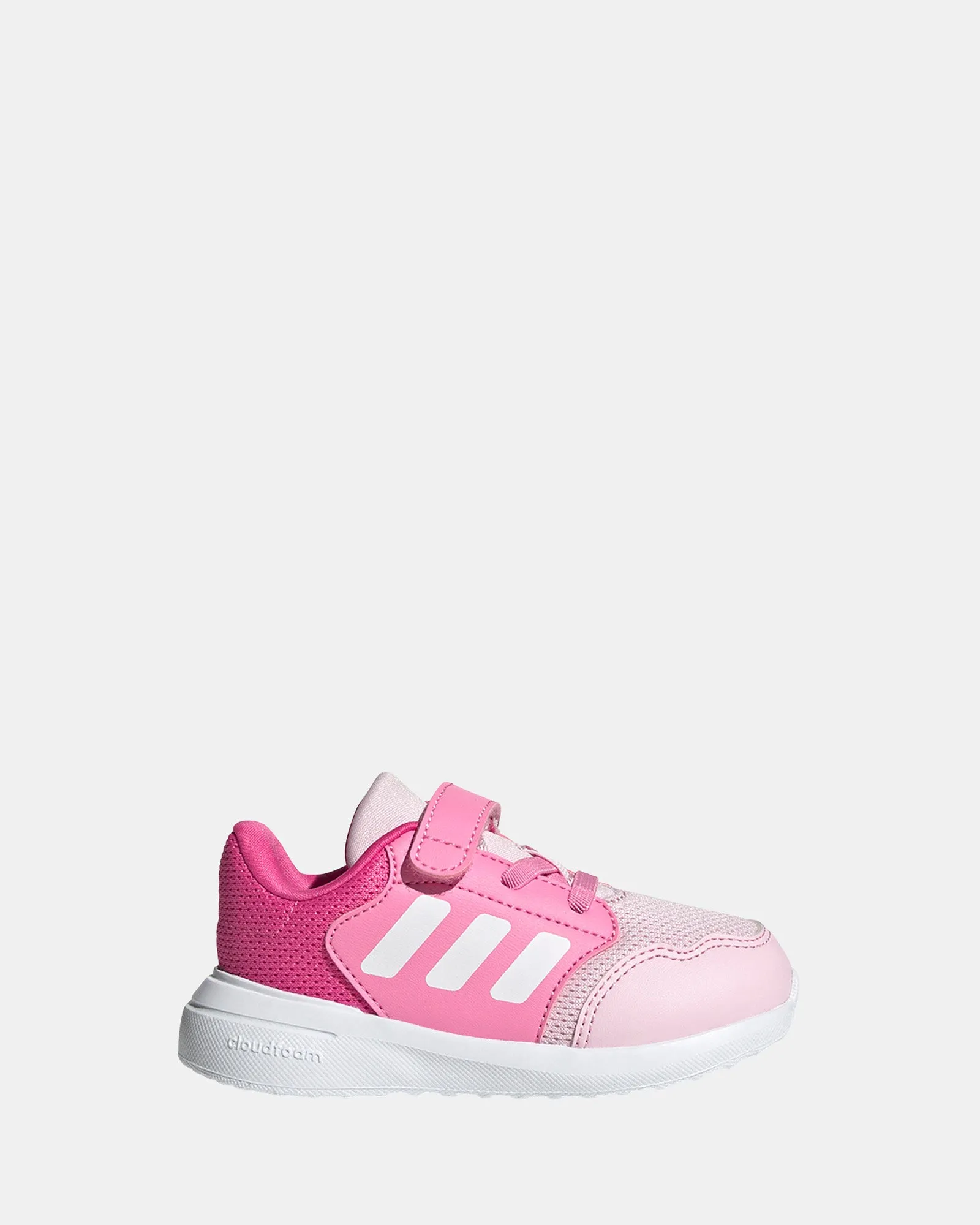 Tensaur Run 3.0 Lacets élastiques auto-attachants pour bébé Rose/Blanc