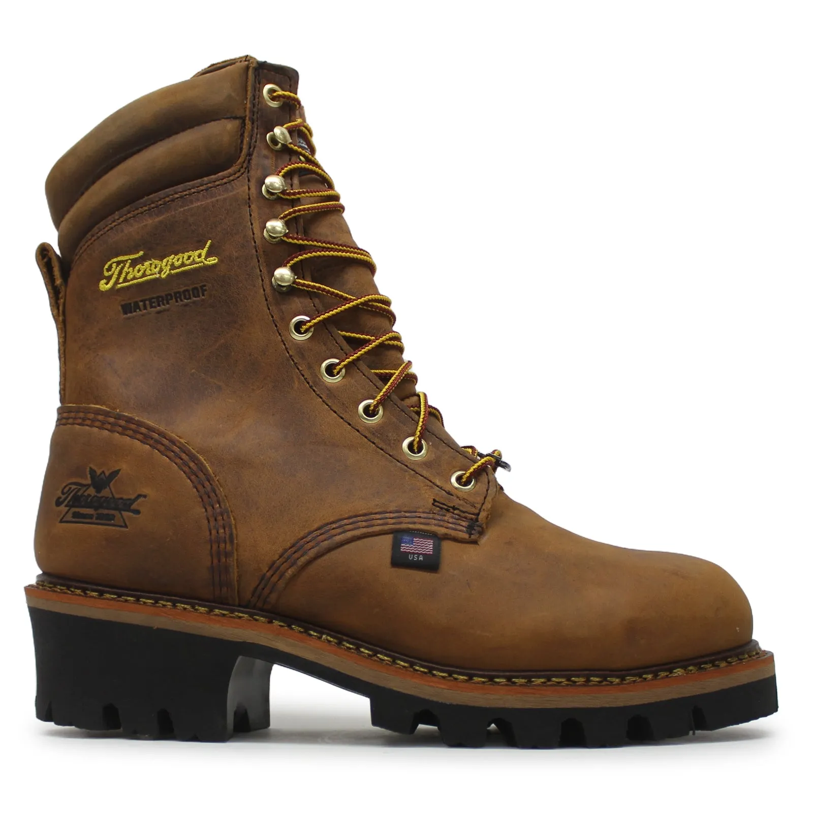 Bottes de travail en cuir pour hommes Thorogood 9 Inch Logger