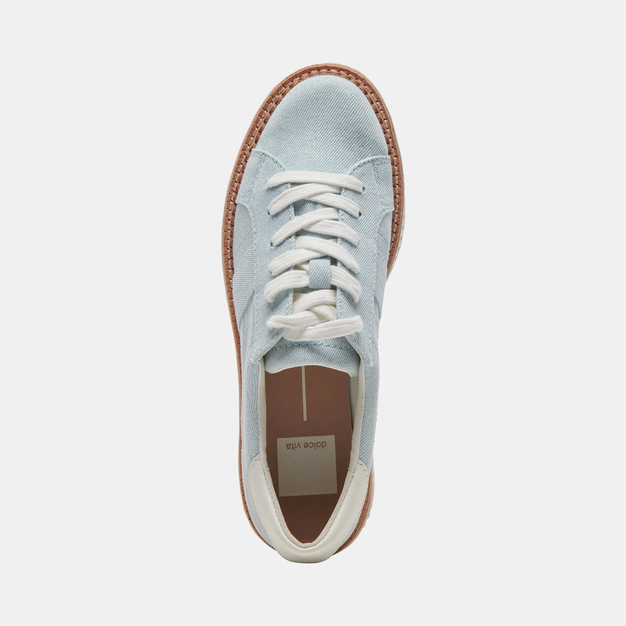 BASKETS TIGER JEAN BLEU CLAIR