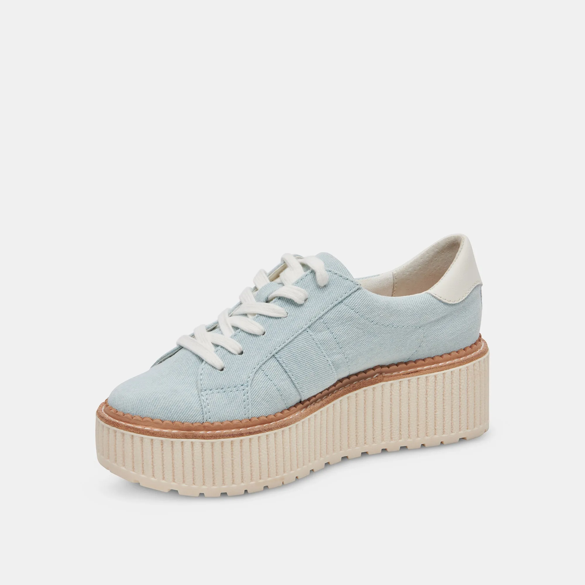 BASKETS TIGER JEAN BLEU CLAIR