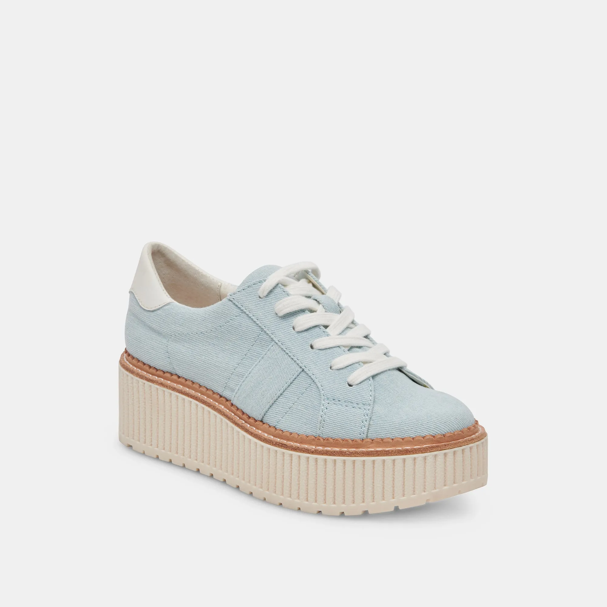 BASKETS TIGER JEAN BLEU CLAIR