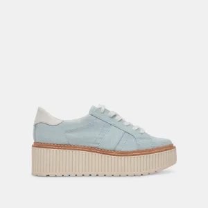 BASKETS TIGER JEAN BLEU CLAIR