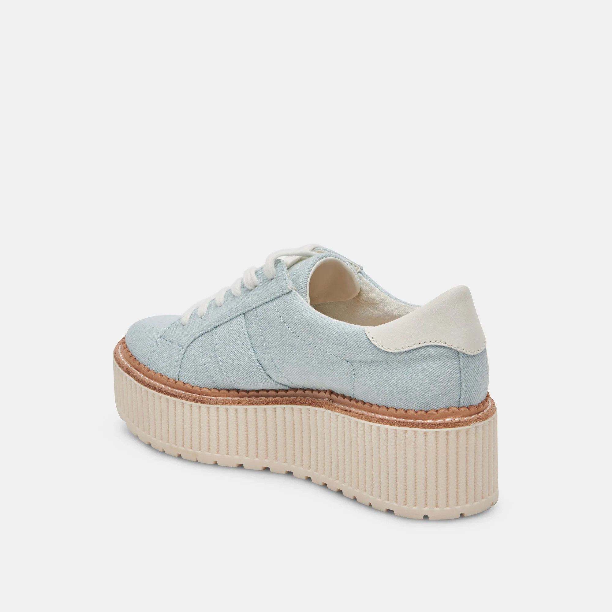 BASKETS TIGER JEAN BLEU CLAIR