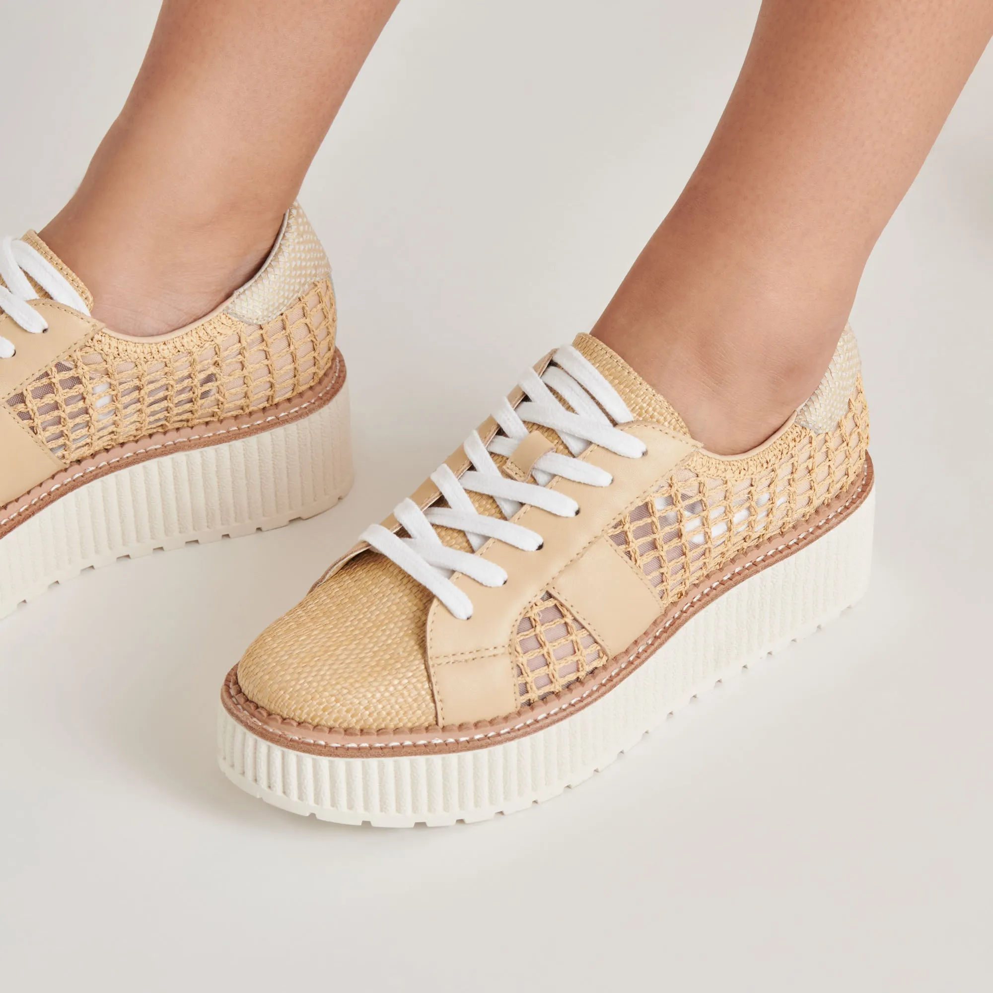BASKETS TIGER LT RAFFIA NATUREL