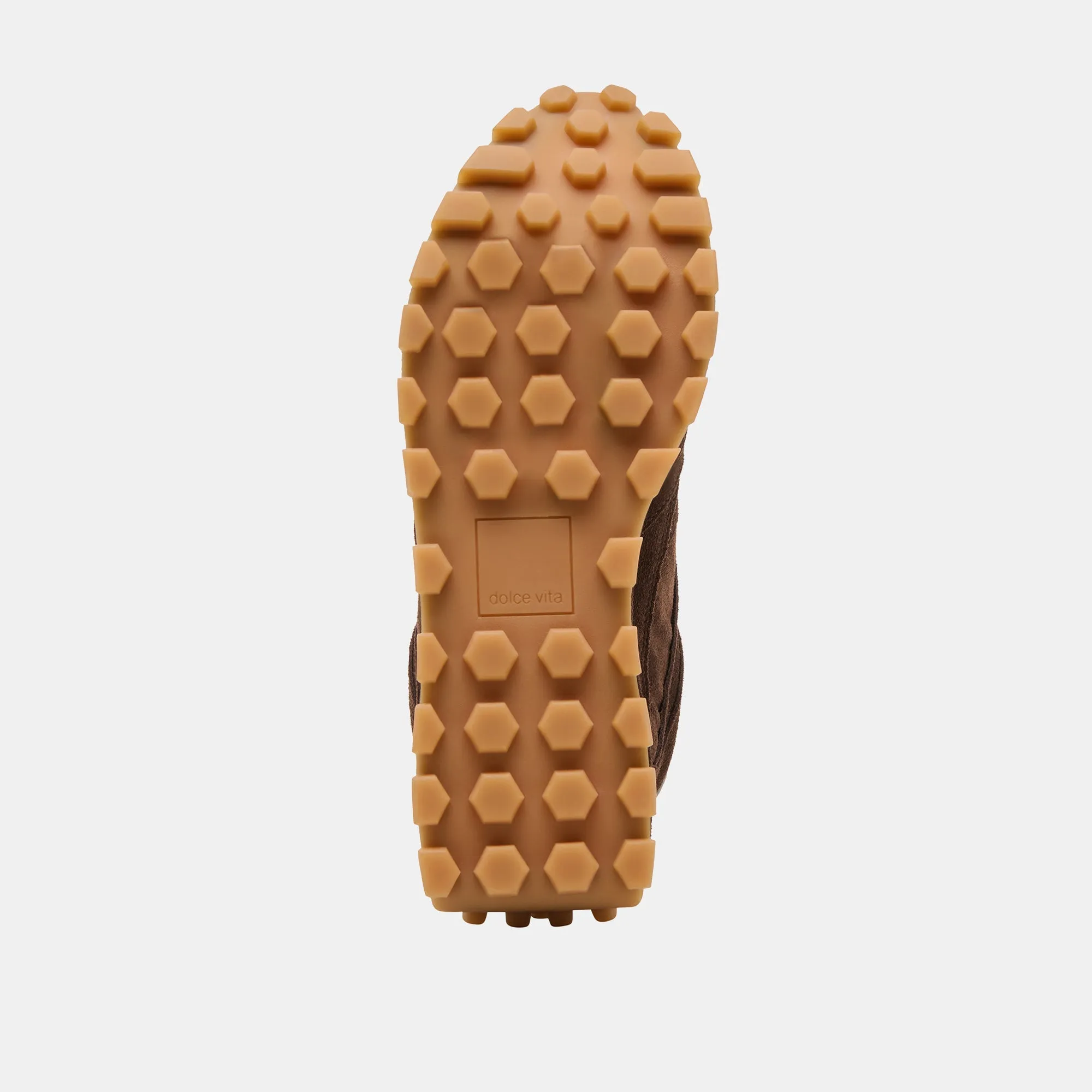 TRICIA SNEAKERS CUIR SUÉDÉ MARRON FONCÉ