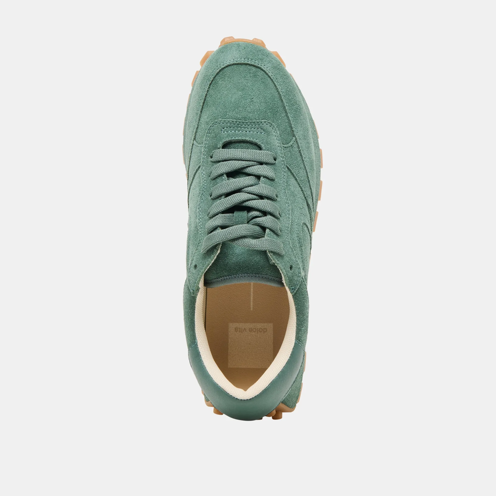 TRICIA SNEAKERS VERT FONCÉ SUÈDE
