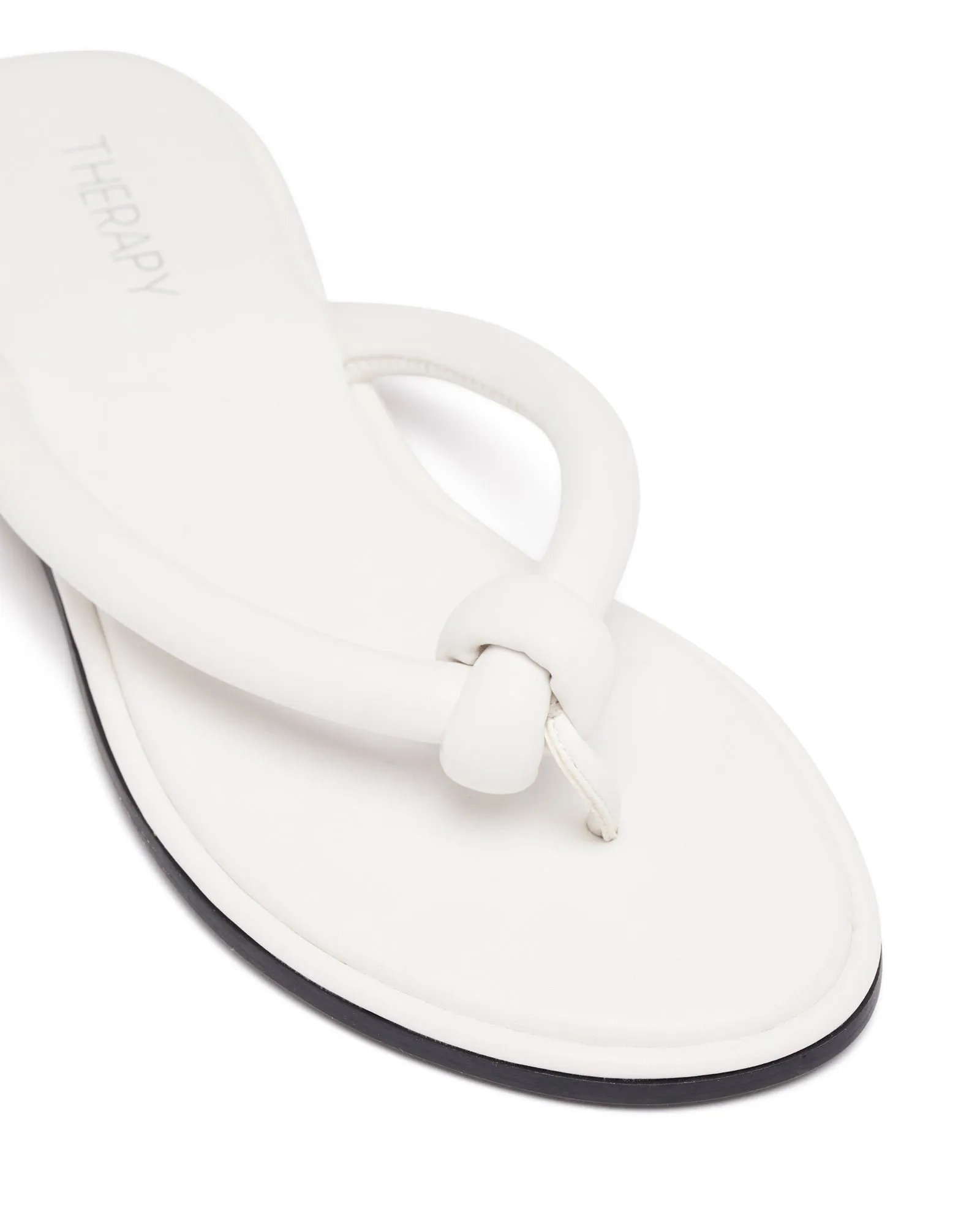 Tyana Thong Sandal Blanc Lisse
