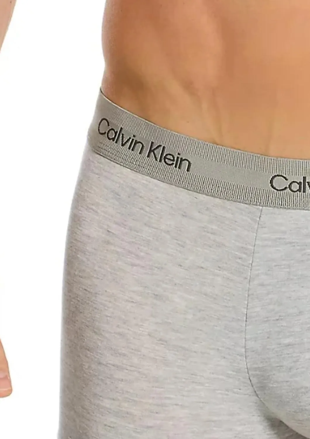 Caleçon Ultra Doux en Modal Moderne en Gris Chiné