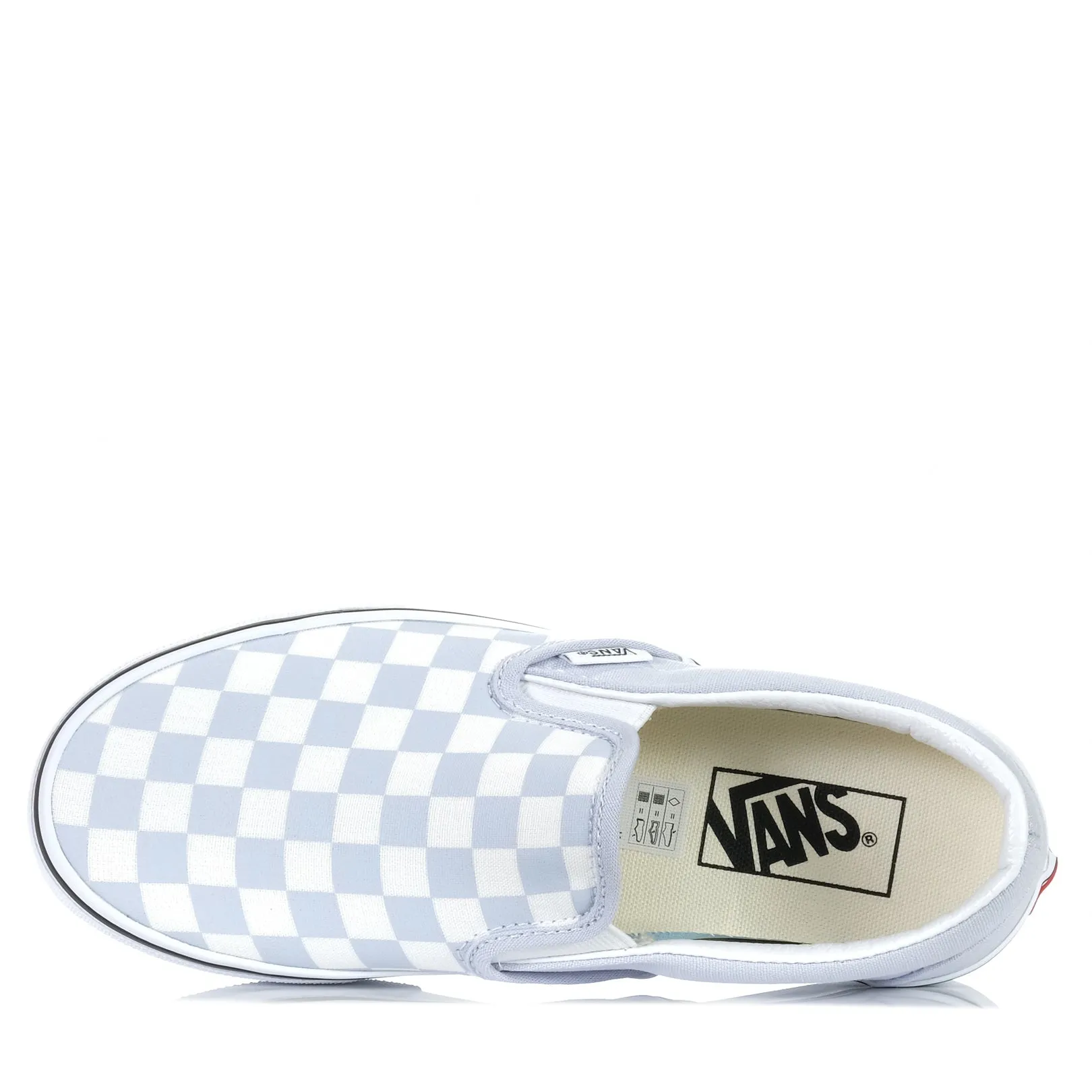 Vans Classic Slip-On à damier bleu halogène