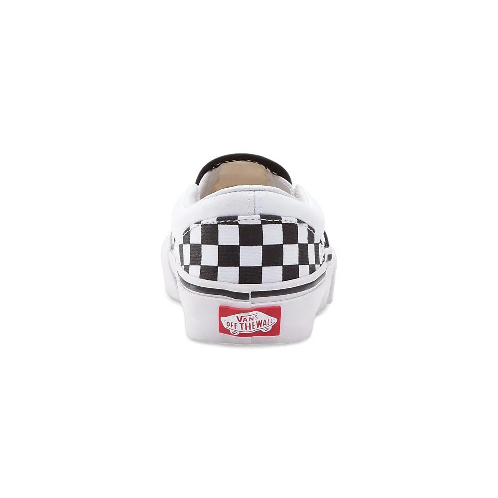 Vans Kids Checkerboard Slip-On Noir/Blanc