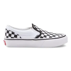 Vans Kids Checkerboard Slip-On Noir/Blanc