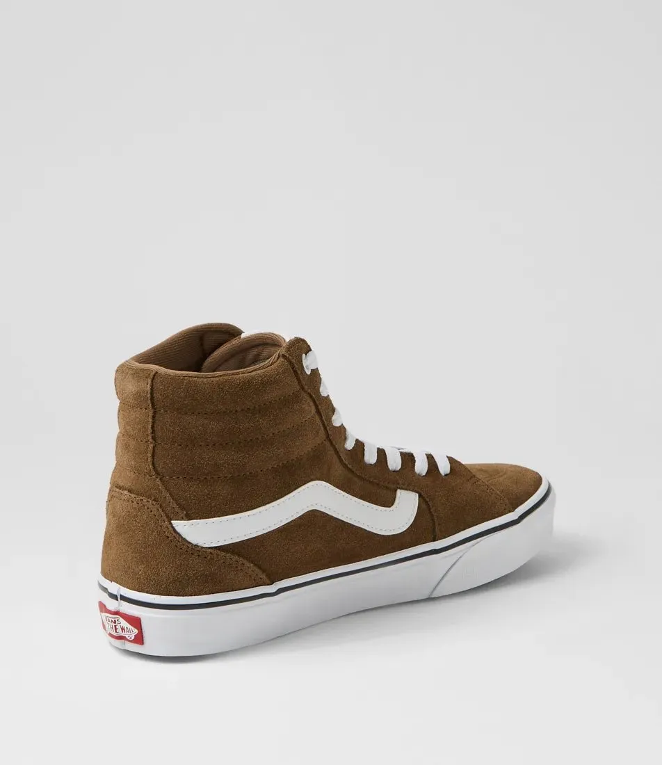 VANS CHAUSSURES HOMME FILMORE HAUTE EN DAIM VERT OLIVE