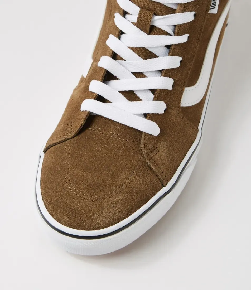 VANS CHAUSSURES HOMME FILMORE HAUTE EN DAIM VERT OLIVE