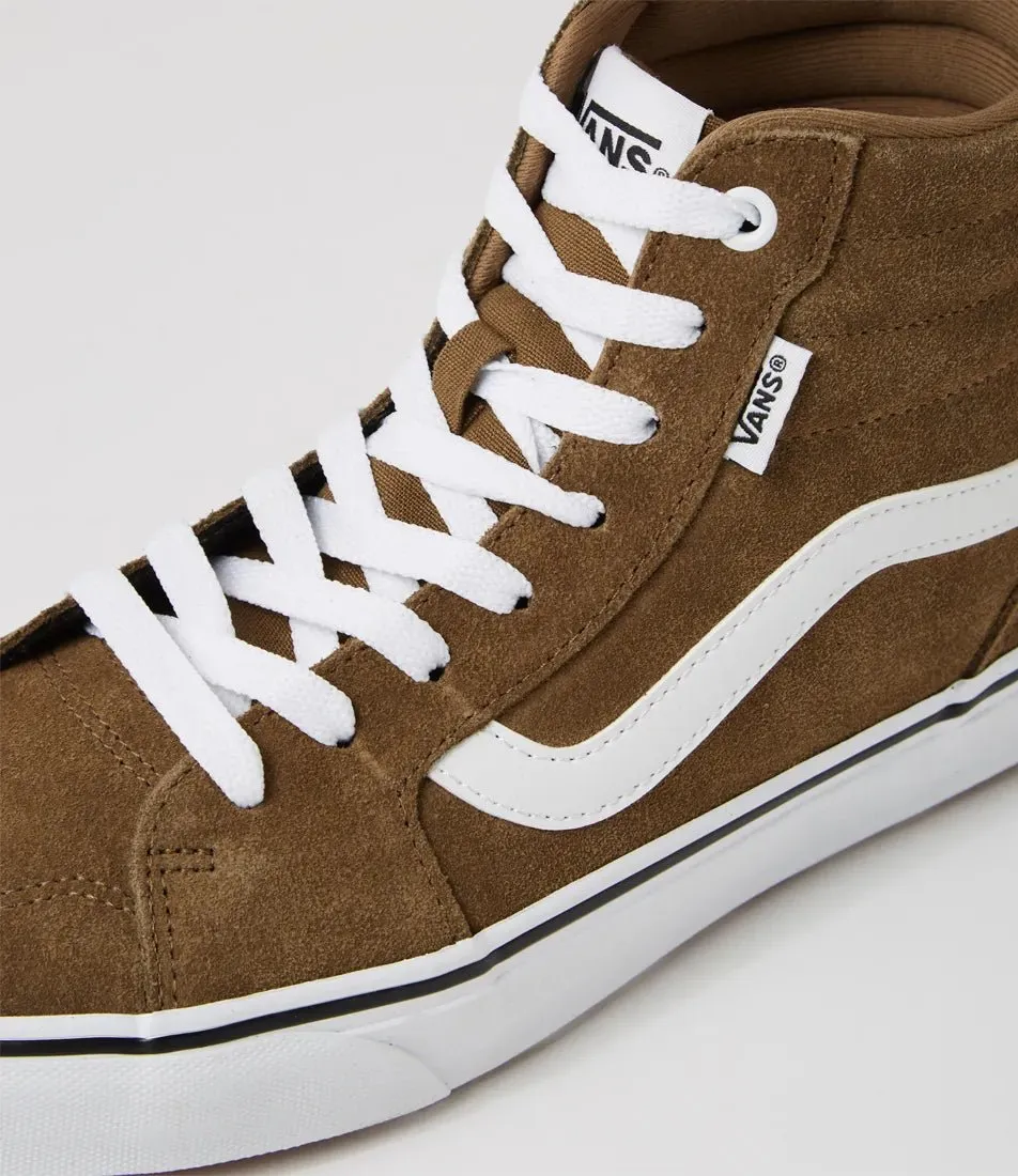 VANS CHAUSSURES HOMME FILMORE HAUTE EN DAIM VERT OLIVE