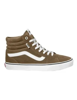 VANS CHAUSSURES HOMME FILMORE HAUTE EN DAIM VERT OLIVE